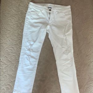 White Capri Jean pants